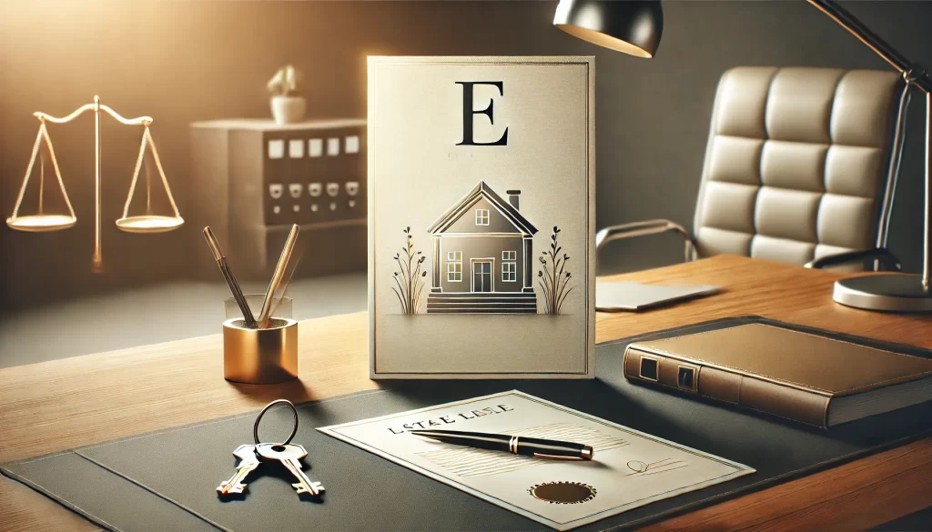 Financial advisor guiding clients through estate planning documents in Dubai office.